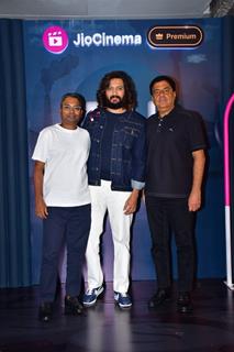 Riteish Deshmukh and Ronnie Screwvala snapped promoting of the upcoming series Pill on Jio Cinema