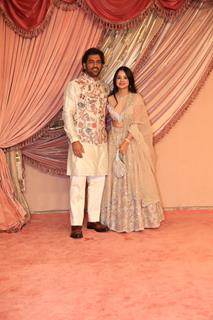 Mahendra Singh Dhoni and Sakshi Dhoni attend Radhika Merchant and Anant Ambani Sangeet Ceremony