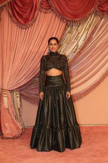 Anusha Dandekar attend Radhika Merchant and Anant Ambani Sangeet Ceremony