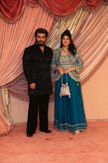 Arjun Kapoor and Anshula Kapoor attend Radhika Merchant and Anant Ambani Sangeet Ceremony