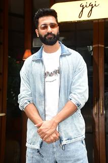 Vicky Kaushal snapped promoting their upcoming film Bad Newz