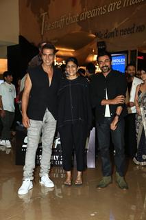 Akshay Kumar and Suriya attend the screening of Sarfira