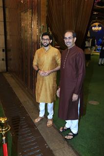 Uday Thackeray and Aditya Thackeray attend Anant Ambani and Radhika Merchant’s mehendi ceremony