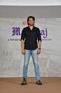 Junaid Khan and Jaideep Ahlawat attend the Maharaj press conferance