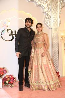 Ibrahim Ali Khan and Sara Ali Khan at Anant Ambani and Radhika Merchant's Wedding Ceremony