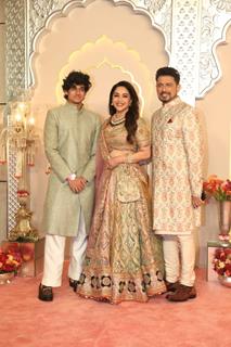 Madhuri Dixit and Shriram Madhav Nene at Anant Ambani and Radhika Merchant's Wedding Ceremony