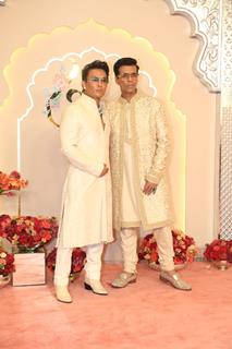 Karan Johar at Anant Ambani and Radhika Merchant's Wedding Ceremony