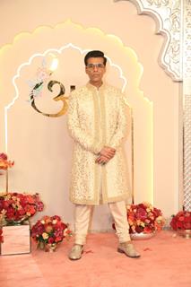 Karan Johar at Anant Ambani and Radhika Merchant's Wedding Ceremony