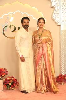 Suriya and Jyotika at Anant Ambani and Radhika Merchant's Wedding Ceremony