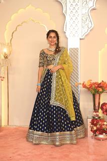 Anusha Dandekar at Anant Ambani and Radhika Merchant's Wedding Ceremony