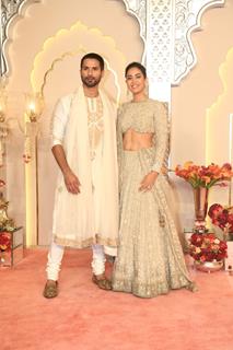 Shahid Kapoor and Mira Rajput Kapoor at Anant Ambani and Radhika Merchant's Wedding Ceremony