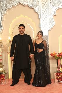 Arbaaz Khan and Sshura Khan at Anant Ambani and Radhika Merchant's Wedding Ceremony