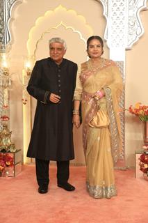 Shabana Azmi and Javed Akhtar at Anant Ambani and Radhika Merchant's Wedding Ceremony