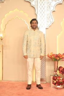 Mahendra Singh Dhoni at Anant Ambani and Radhika Merchant's Wedding Ceremony