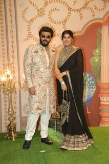 Arjun Kapoor and Anshula Kapoor attend Anant Ambani and Radhika Merchant's Ashirwad Ceremony