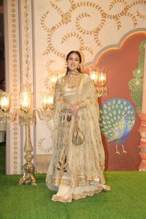 Sara Ali Khan attend Anant Ambani and Radhika Merchant's Ashirwad Ceremony