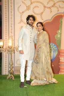 Ibrahim Ali Khan and Sara Ali Khan attend Anant Ambani and Radhika Merchant's Ashirwad Ceremony