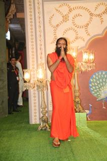 Ramdev Baba attend Anant Ambani and Radhika Merchant's Ashirwad Ceremony