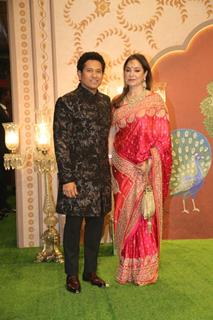 Sachin Tendulkar attend Anant Ambani and Radhika Merchant's Ashirwad Ceremony