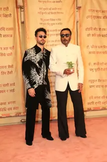 Jackie Shroff and Tiger Shroff attend Anant Ambani and Radhika Merchant's Wedding Reception
