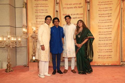 Shaan attend Anant Ambani and Radhika Merchant's Wedding Reception