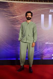 Roshan Mathew snapped at Ulajh Trailer Launch