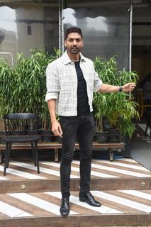 Gurmeet Choudhary snapped promoting his upcoming series Commander Karan Saxena