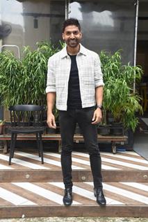 Gurmeet Choudhary snapped promoting his upcoming series Commander Karan Saxena