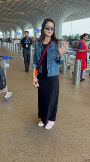 Shehnaaz Gill spotted at the airport