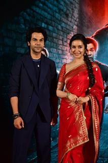 Shraddha Kapoor and Rajkummar Rao snapped at the Trailer launch of Stree 2