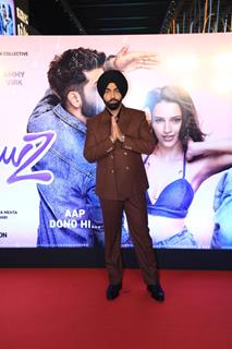 Ammy Virk attend the premiere of Bad Newz