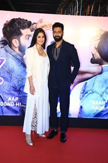 Katrina Kaif and Vicky Kaushal attend the premiere of Bad Newz