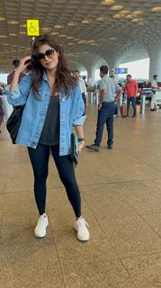 Chitrangada Singh snapped at the airport