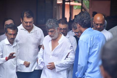 Krishan Kumar attend Krishan Kumar’s daughter Tishaa Kumar’s funeral in Mumbai