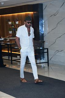 Jackie Shroff attend the prayer meet of Krishan Kumar’s daughter Tishaa Kumar