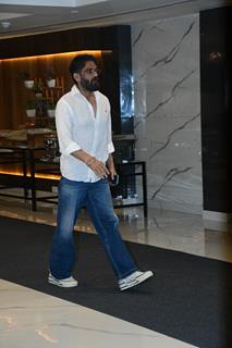 Suniel Shetty attend the prayer meet of Krishan Kumar’s daughter Tishaa Kumar