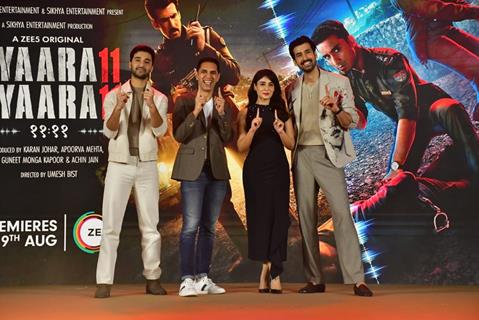 Kritika Kamra, Raghav Juyal and Dhairya Karwa grace the trailer launch of Gyaarah Gyaarah