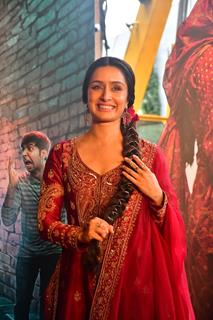 Shraddha Kapoor snapped at the song launch of 'Aaj Ki Raat' from Stree 2