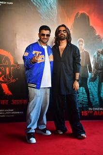 Sachin Sanghvi and Jigar Saraiya snapped at the song launch of 'Aaj Ki Raat' from Stree 2