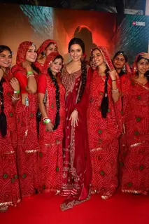 Shraddha Kapoor snapped at the song launch of 'Aaj Ki Raat' from Stree 2