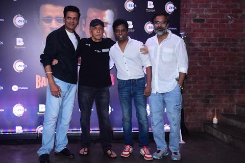 Mahesh Bhatt and Manoj Bajpayee grace the success party of Sirf Ek Bandaa Kaafi Hai