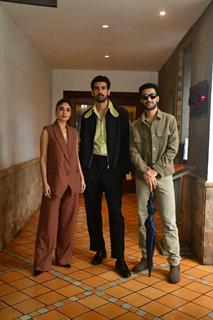 Kritika Kamra, Raghav Juyal and Dhairya Karwa snapped for Gyaraah Gyaraah promotions