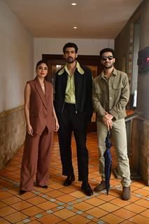 Kritika Kamra, Raghav Juyal and Dhairya Karwa snapped for Gyaraah Gyaraah promotions