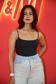 Naina Bhan snapped at H&M store launch in Bandra, Mumbai