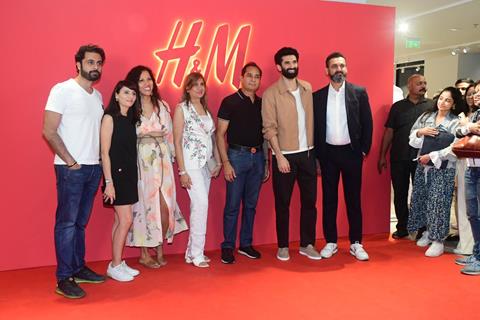 Aditya Roy Kapur snapped at H&M store launch in Bandra, Mumbai