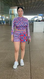 Neha Bhasin snapped at the airport