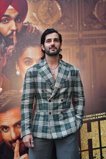 Aditya Seal  snapped at ‘Hauli Hauli’ song launch from Khel Khel Mein