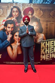 Ammy Virk  snapped at ‘Hauli Hauli’ song launch from Khel Khel Mein