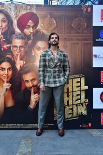 Aditya Seal  snapped at ‘Hauli Hauli’ song launch from Khel Khel Mein