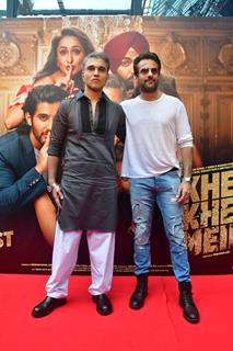 Fardeen Khan  snapped at ‘Hauli Hauli’ song launch from Khel Khel Mein